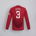 maglia da casa a maniche lunghe del manchester united 2425 – 3 gabrielle george Collezione | Maglie Ufficiali Man Utd