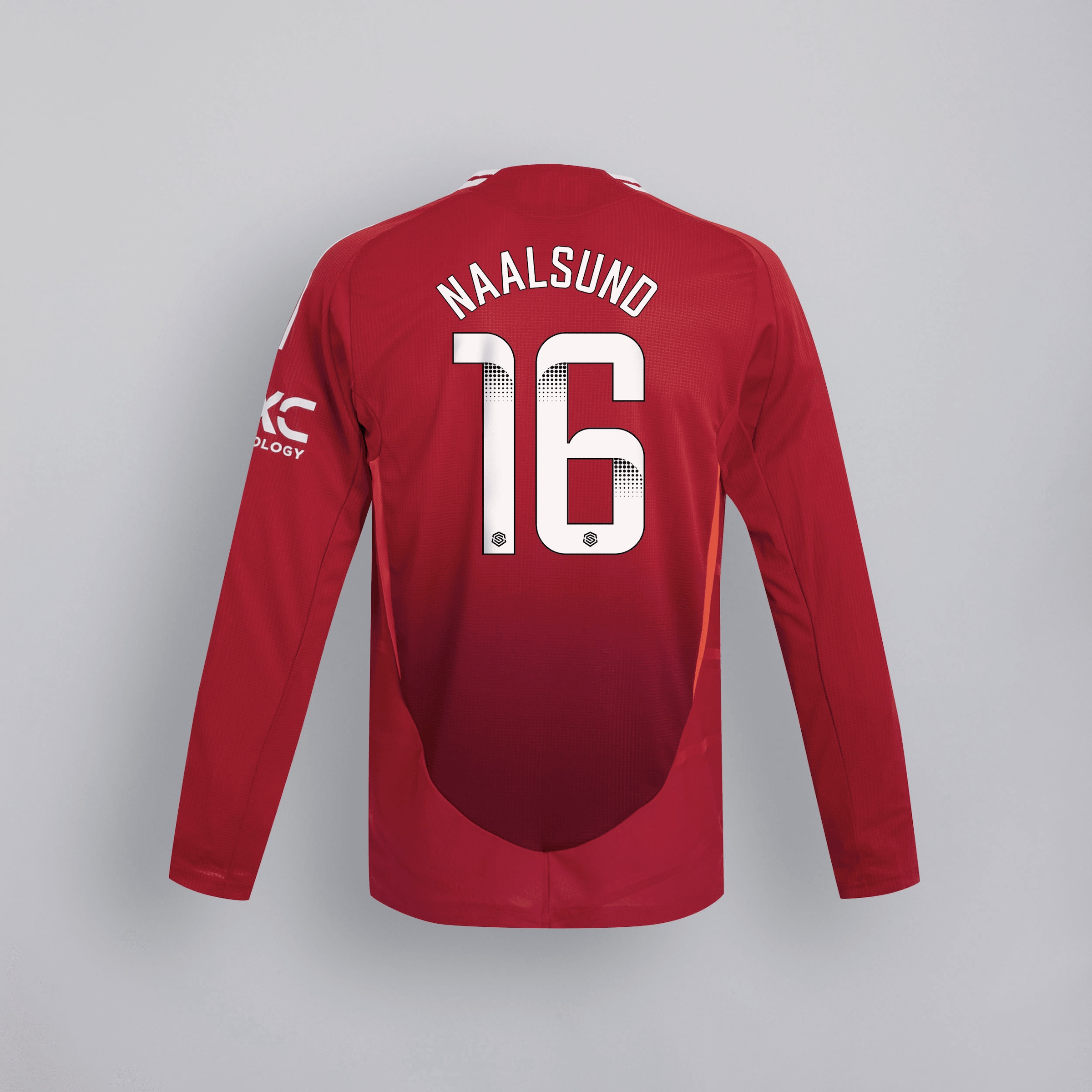 maglia da casa a maniche lunghe manchester united 2425 da bambino – 16 lisa naalsund Collezione | Maglie Ufficiali Man Utd
