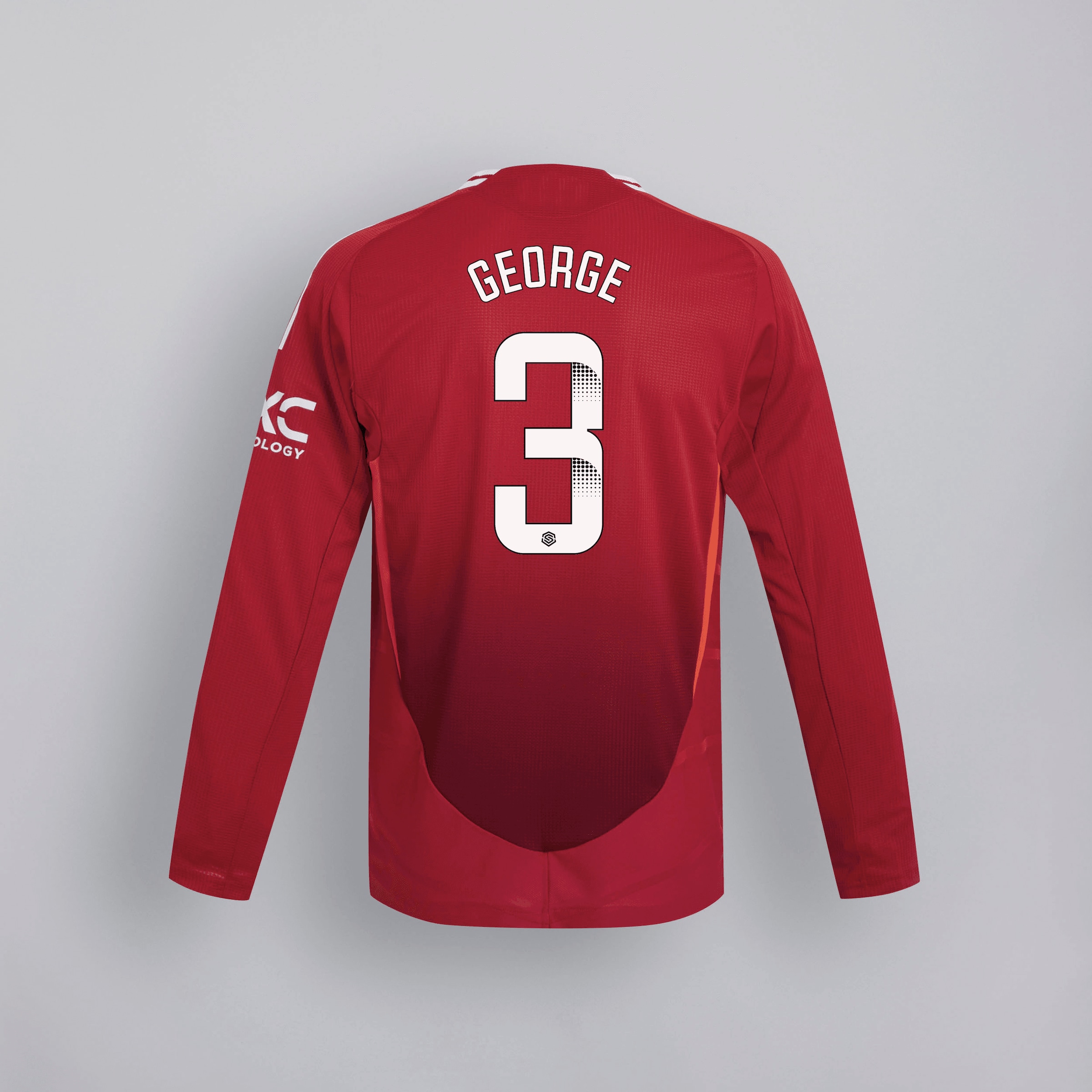 maglia da casa a maniche lunghe manchester united 2425 da bambino – 3 gabrielle george Collezione | Maglie Ufficiali Man Utd
