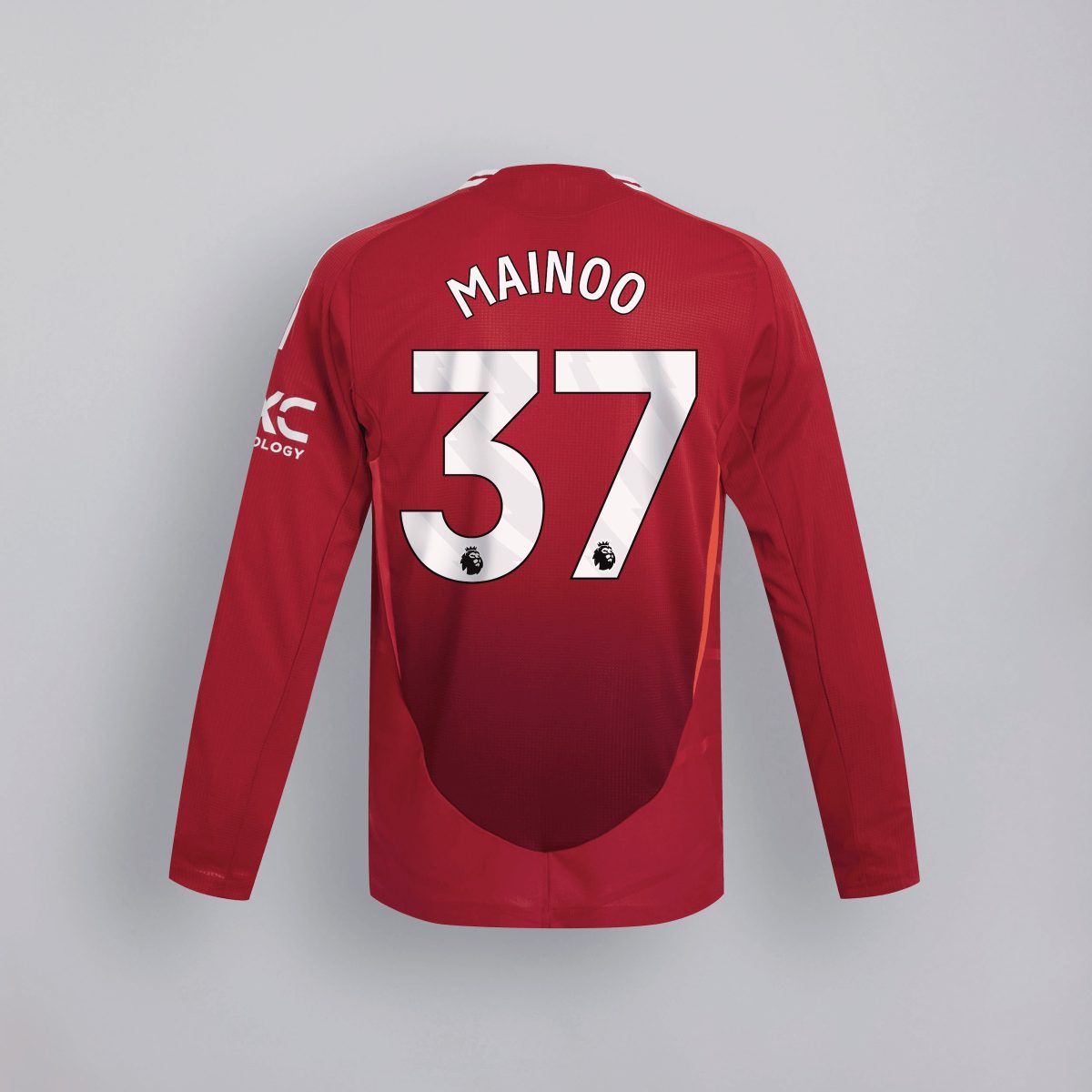 maglia da casa a maniche lunghe manchester united 2425 da bambino – 37 kobbie mainoo Collezione | Maglie Ufficiali Man Utd