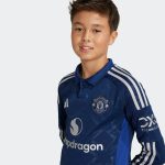 maglia da trasferta a maniche lunghe manchester united 2425 da bambino – 8 grace clinton Collezione | Maglie Ufficiali Man Utd