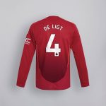 manchester united 2425 langarm home maglia autentica – 4 matthijs de ligt Collezione | Maglie Ufficiali Man Utd