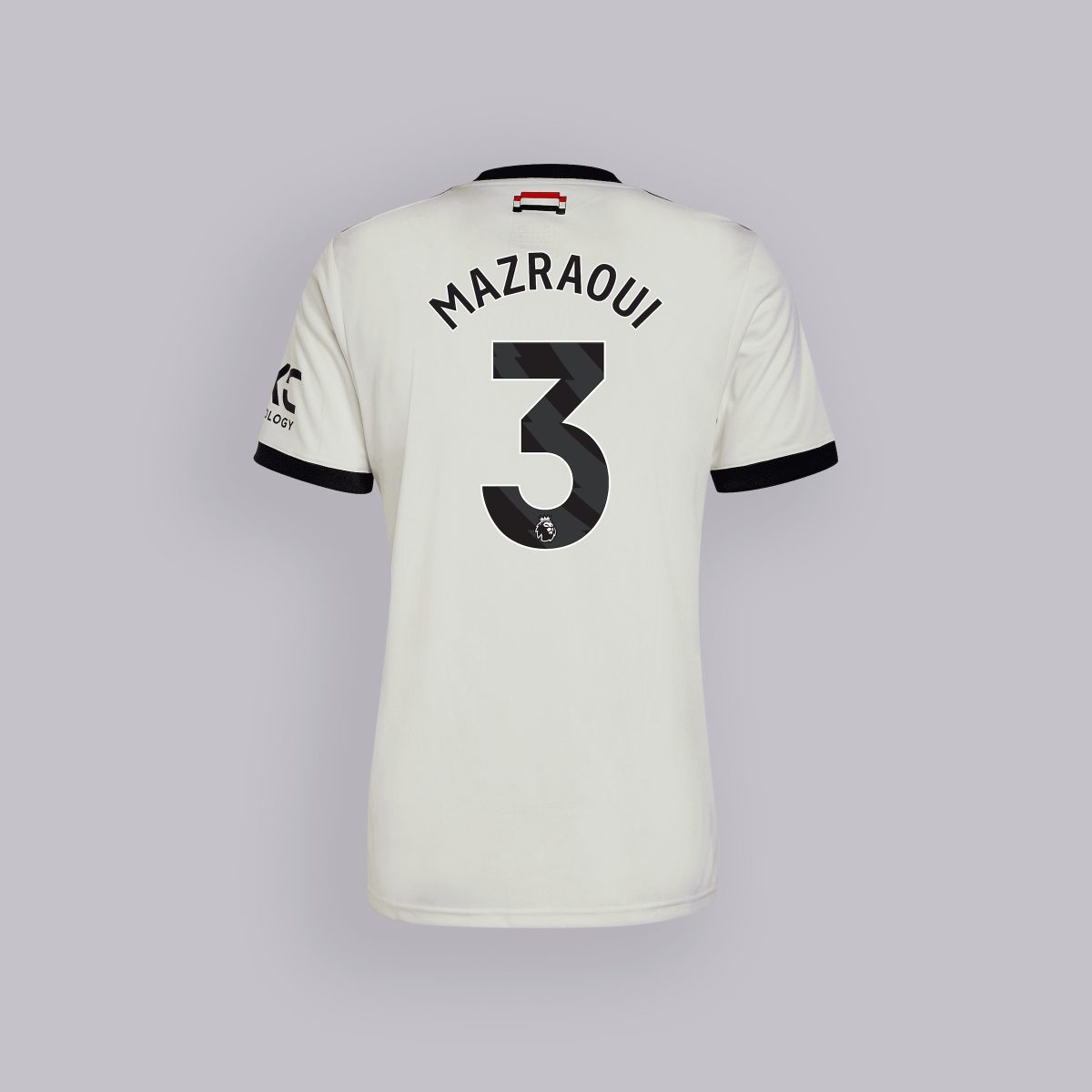 manchester united 2425 terza maglia autentica – 3 noussair mazraoui Collezione | Maglie Ufficiali Man Utd