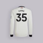 terza maglia a manica lunga del manchester united 2425 – 35 jonny evans Collezione | Maglie Ufficiali Man Utd